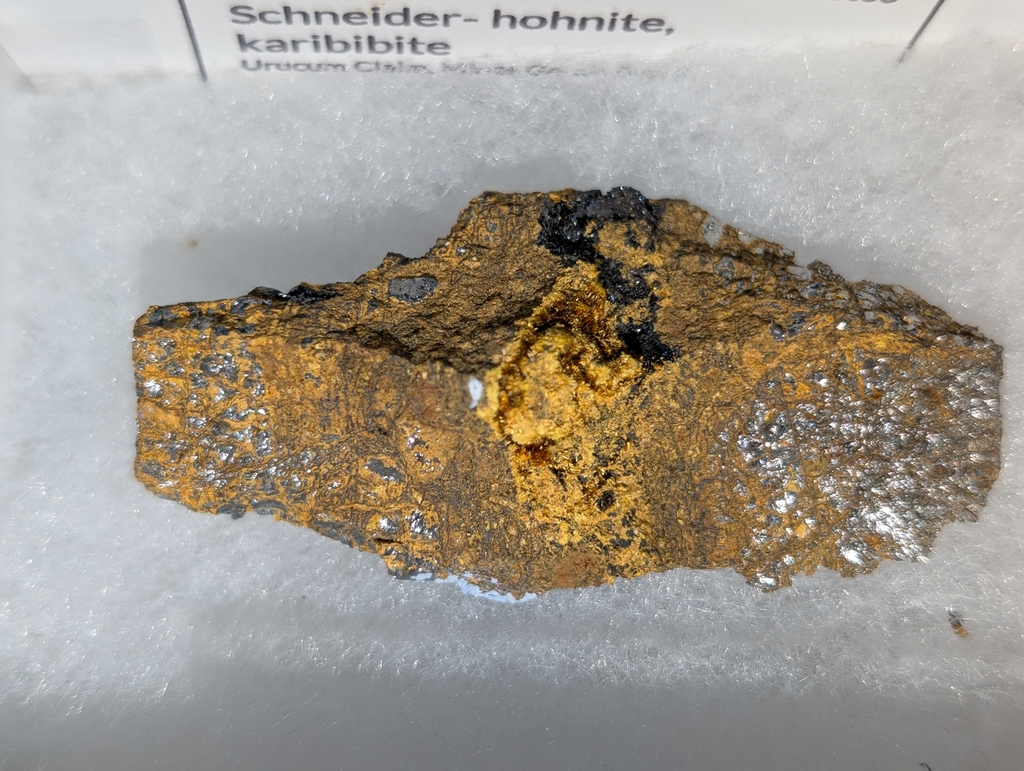 Schneider- hohnite, karibibite