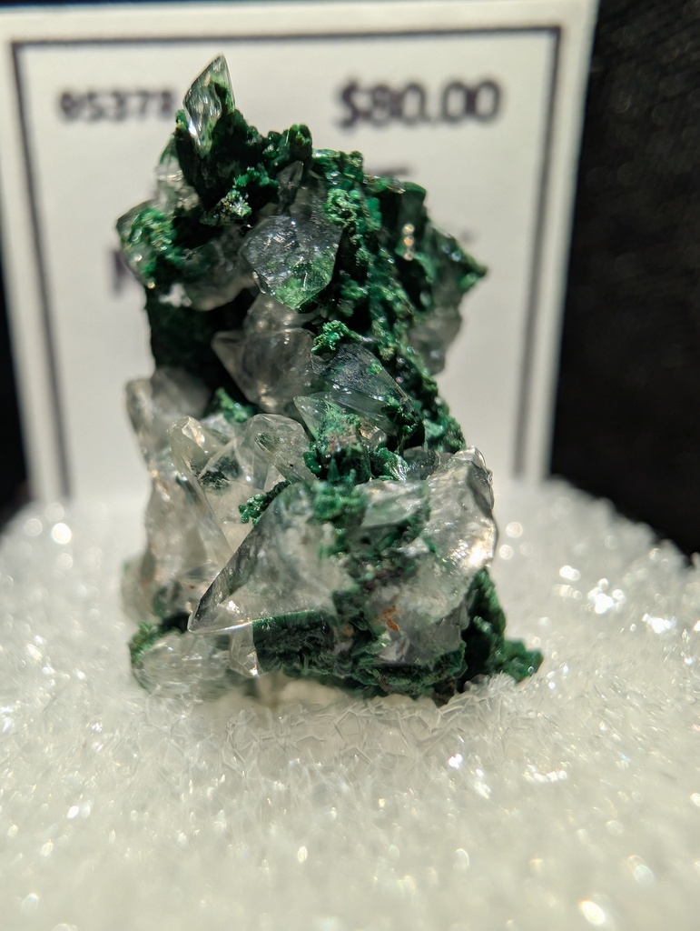 Calcite, Malachite
