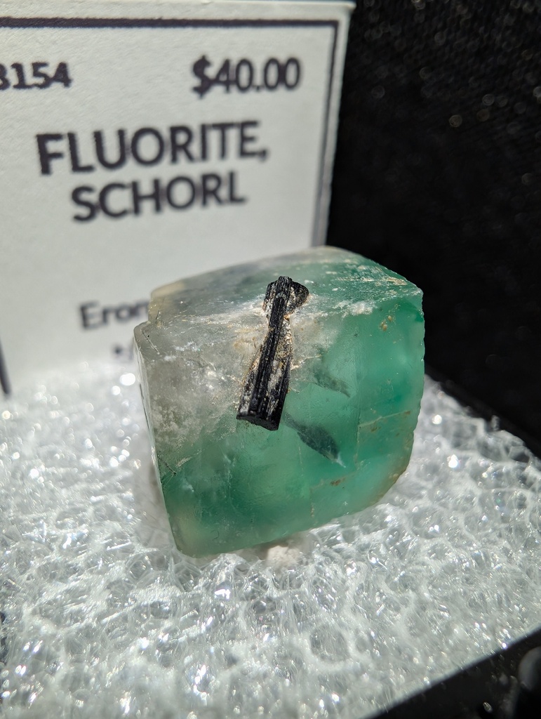 Fluorite, Schorl