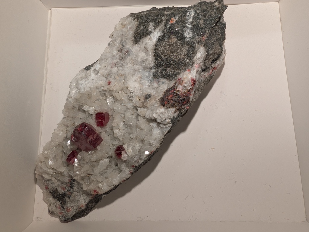Cinnabar on Dolomite