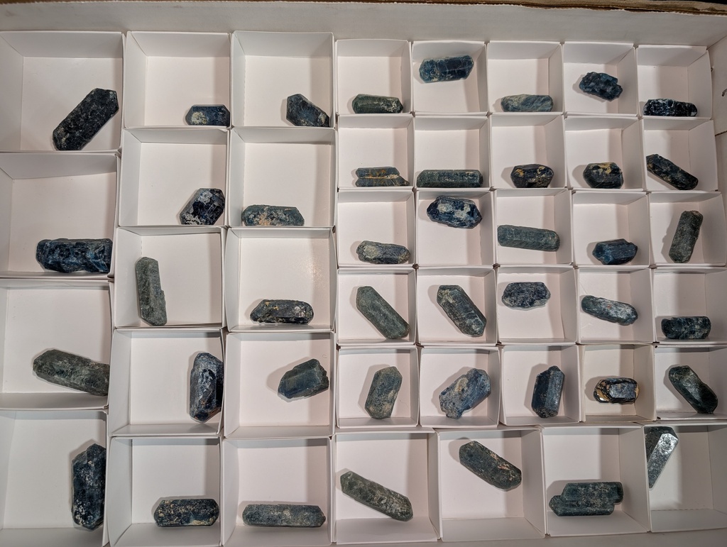 Blue Fluorapatite