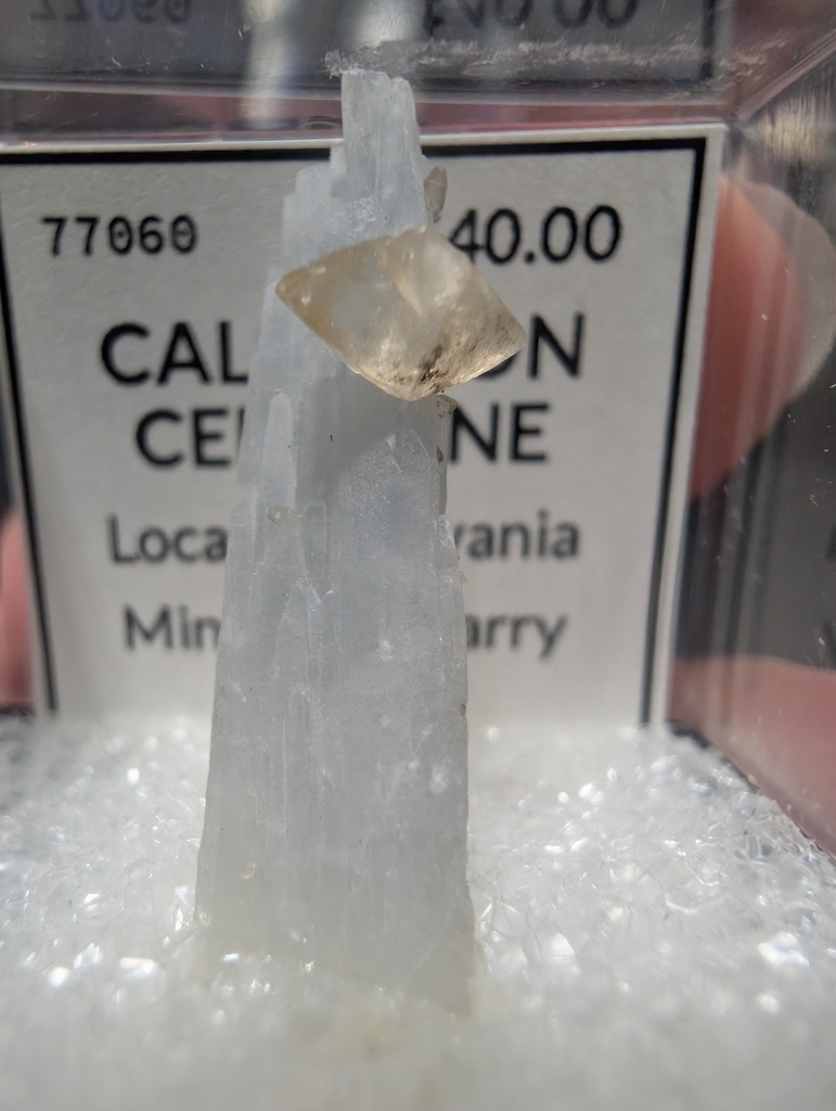 Calcite on Celestine
