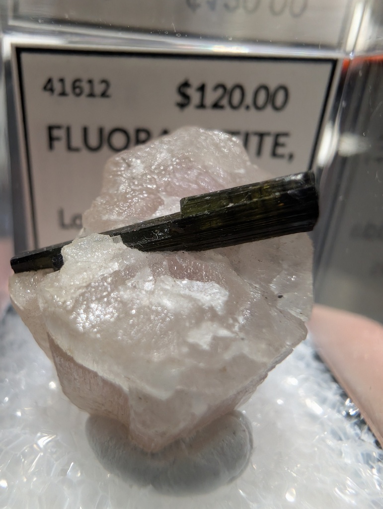 Fluorapatite, Schorl