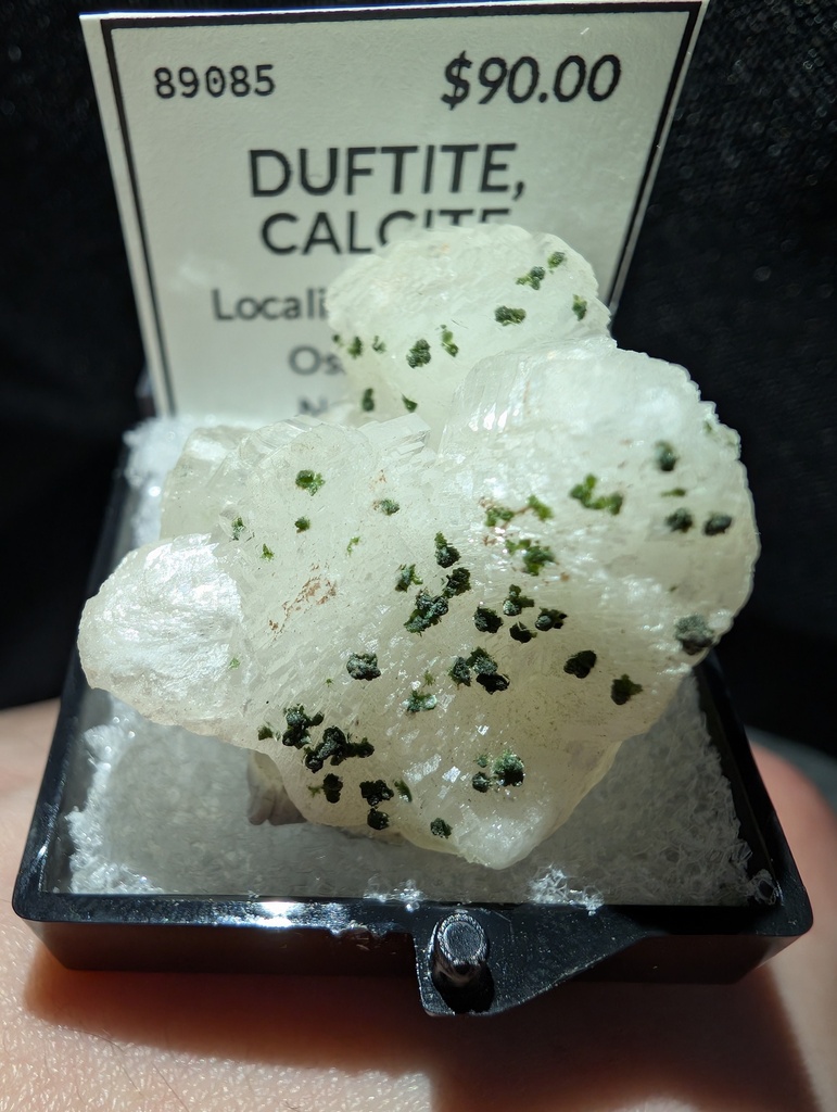 Duftite, Calcite
