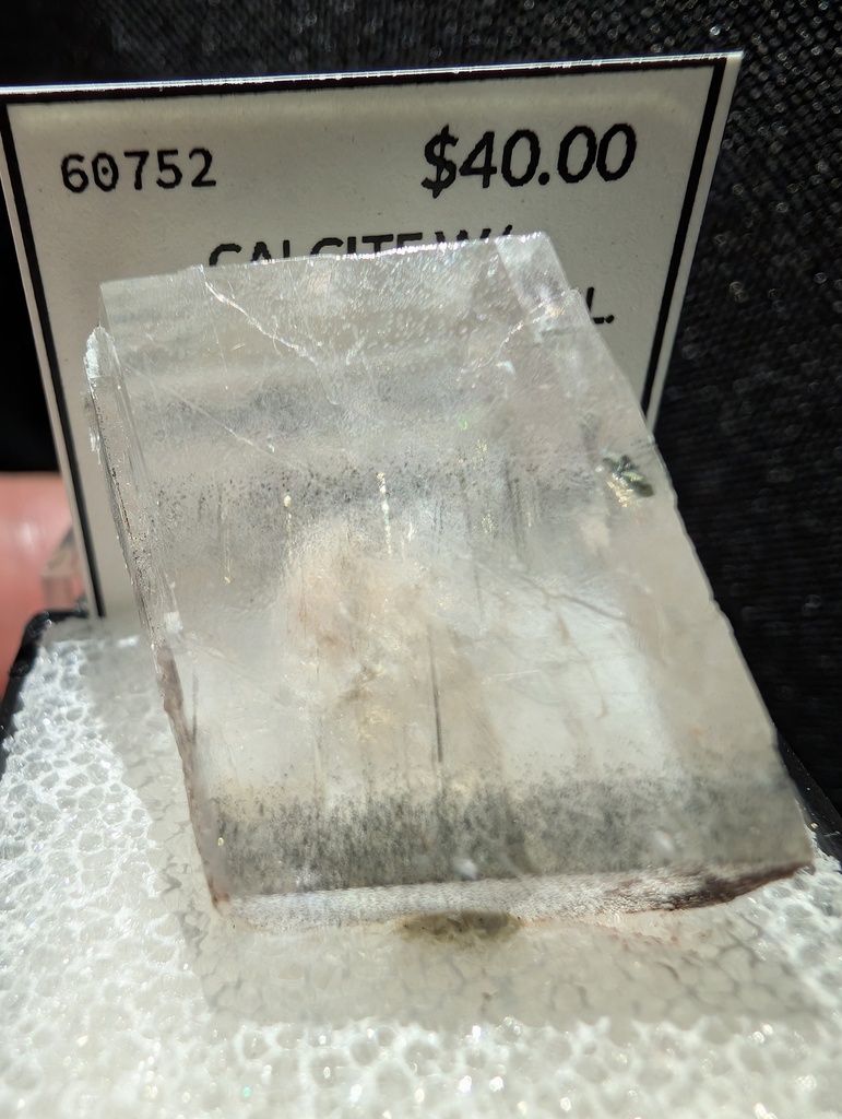 Calcite w/ Chalcopyrite Incl.