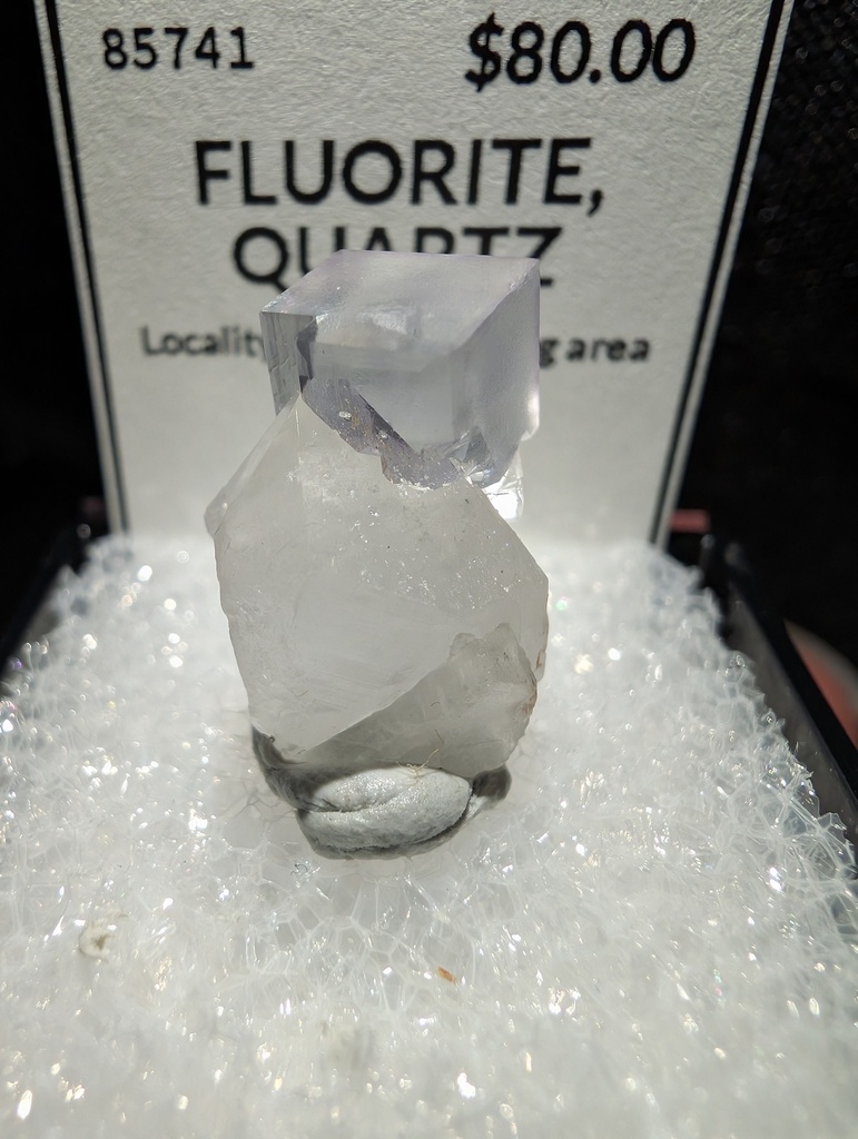Fluorite, Quartz