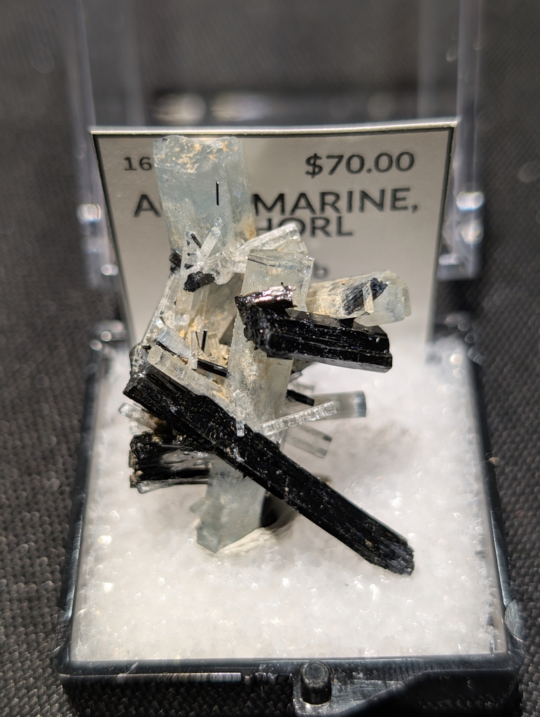 Aquamarine, Schorl
