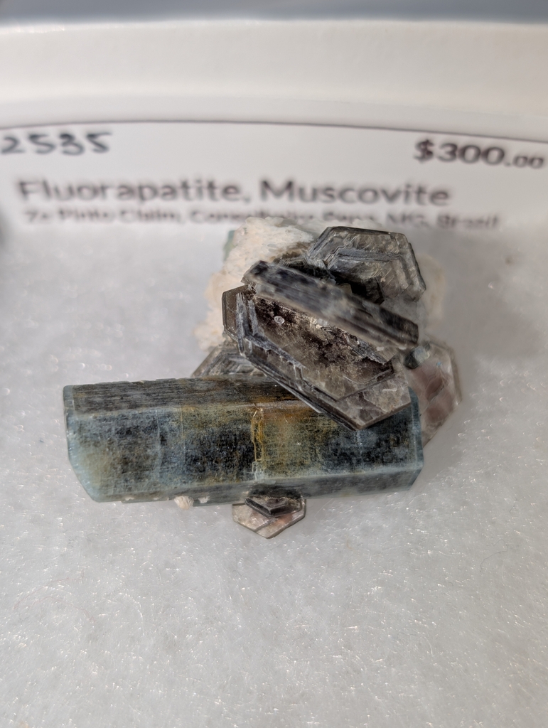 Fluorapatite, Muscovite