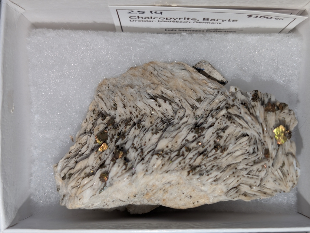 Chalcopyrite, Baryte