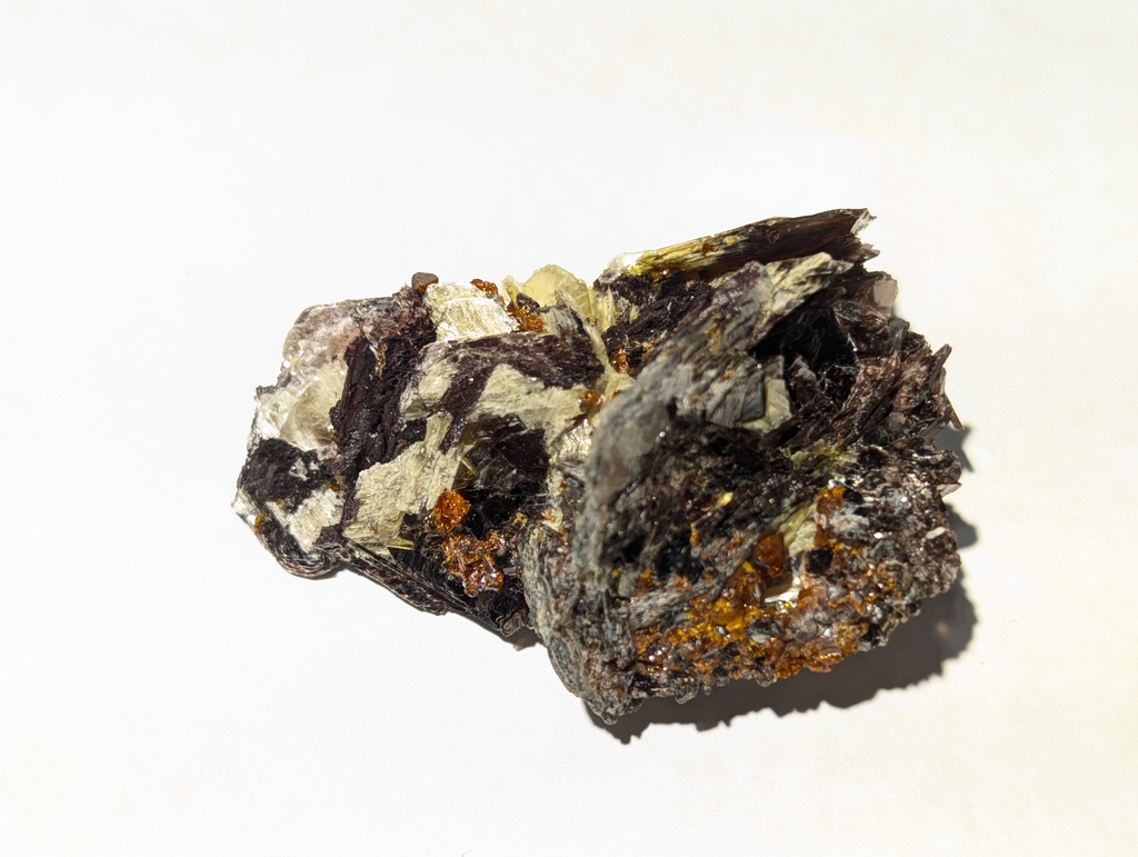 Microlite on Muscovite
