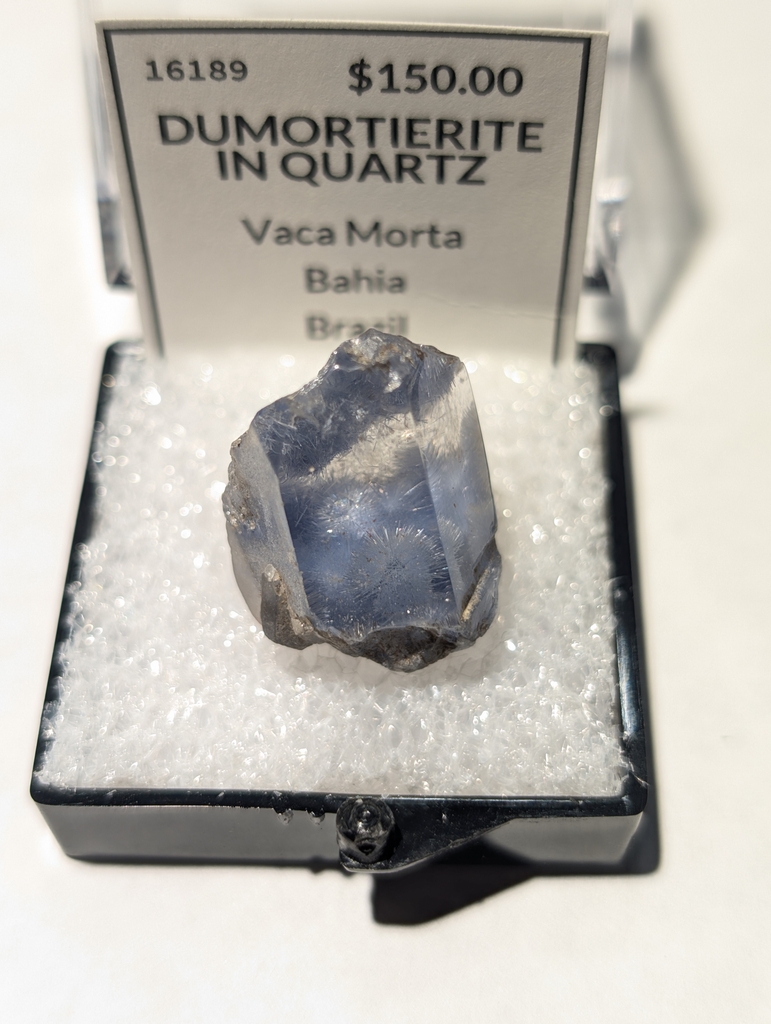 Dumortierite in Quartz