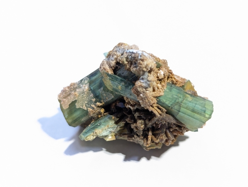 Eosphorite On Elbaite