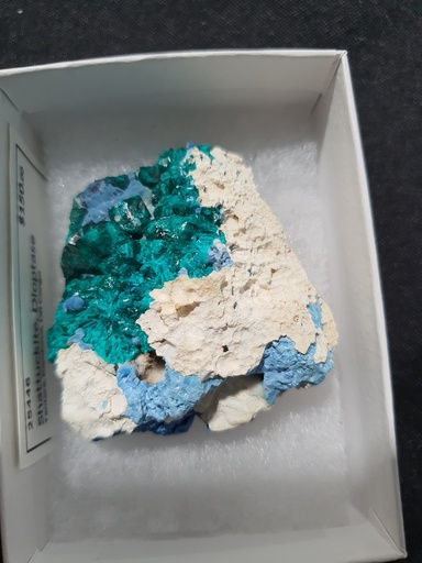 Shattuckite, Dioptase