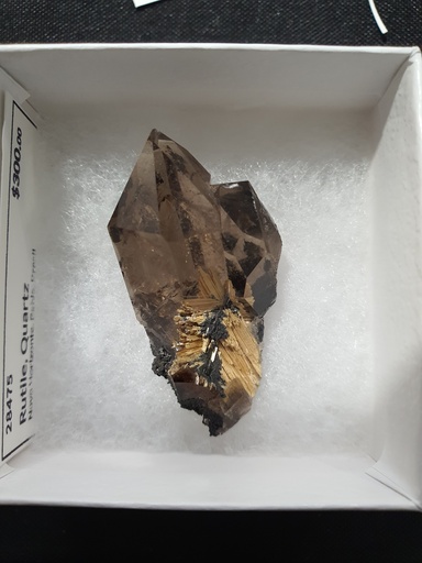 Rutile, Quartz