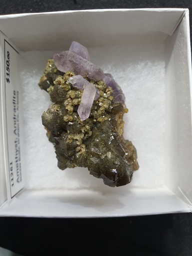 Amethyst, Andradite