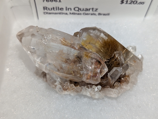 Rutile in Quartz