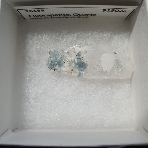 Fluorapatite, Quartz