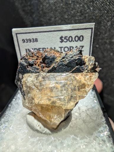 [453] Imperial Topaz on Hematite