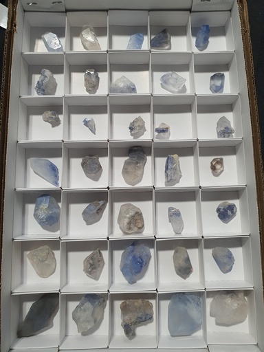 Dumortierite In Quartz