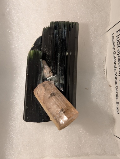Fluorapatite, Tourmaline