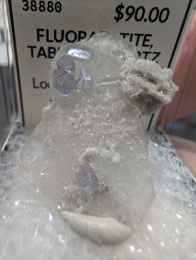 Fluorapatite, Tabular Quartz