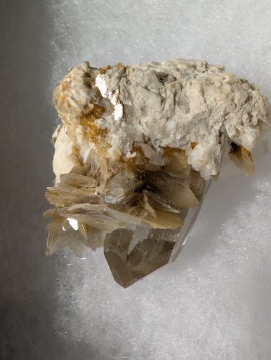 Star Muscovite on Quartz