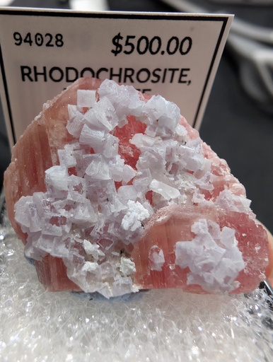 Rhodochrosite, Fluorite