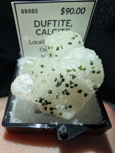 Duftite, Calcite