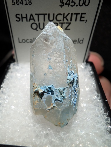 Shattuckite, Quartz