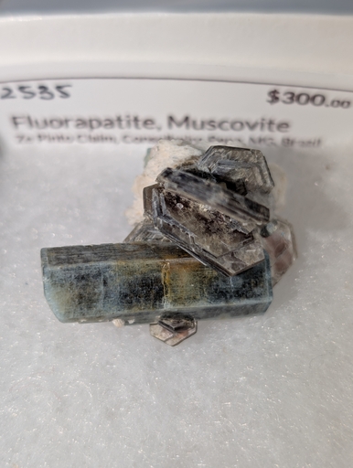 Fluorapatite, Muscovite