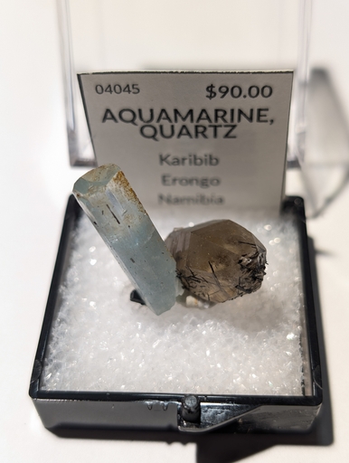 Aquamarine, Quartz