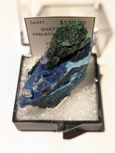 Shattuckite, Malachite, Quartz