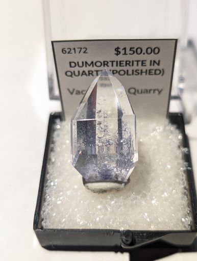 Dumortierite In Quartz (Polished)
