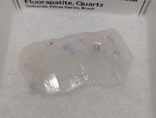 Fluorapatite, Quartz