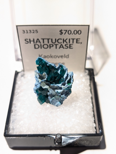Shattuckite, Dioptase