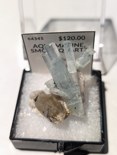 Aquamarine, Smoky Quartz