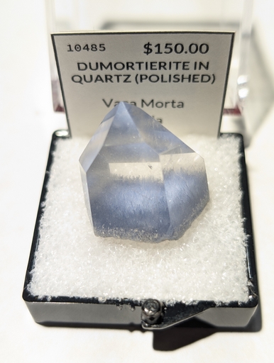 Dumortierite In Quartz (Polished)