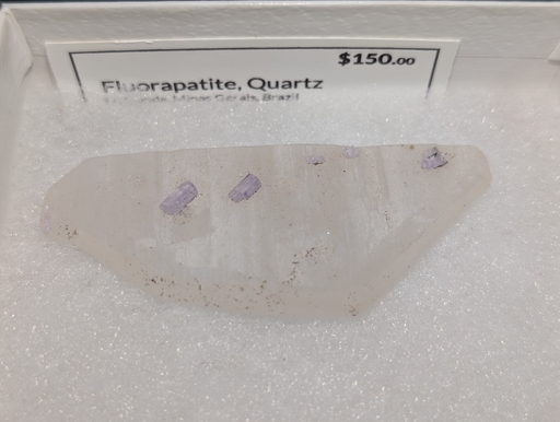 Fluorapatite, Quartz
