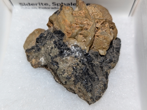 Siderite, Sphalerite